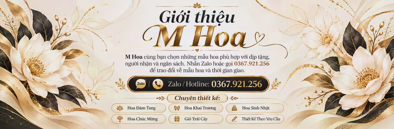 Ảnh bìa Shop hoa tươi Phường Bình Thới Hồ Chí Minh - Một món hoa, nhiều điều muốn nói